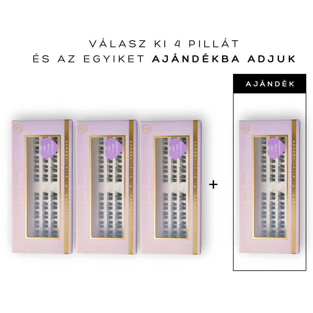 3+1 Műszempilla csomag