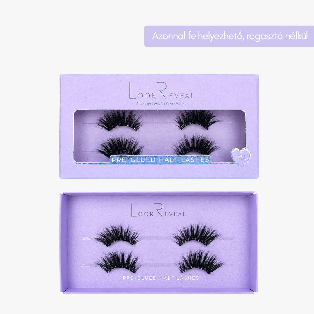 NATURAL LIGHT PRE-GLUED HALF LASH