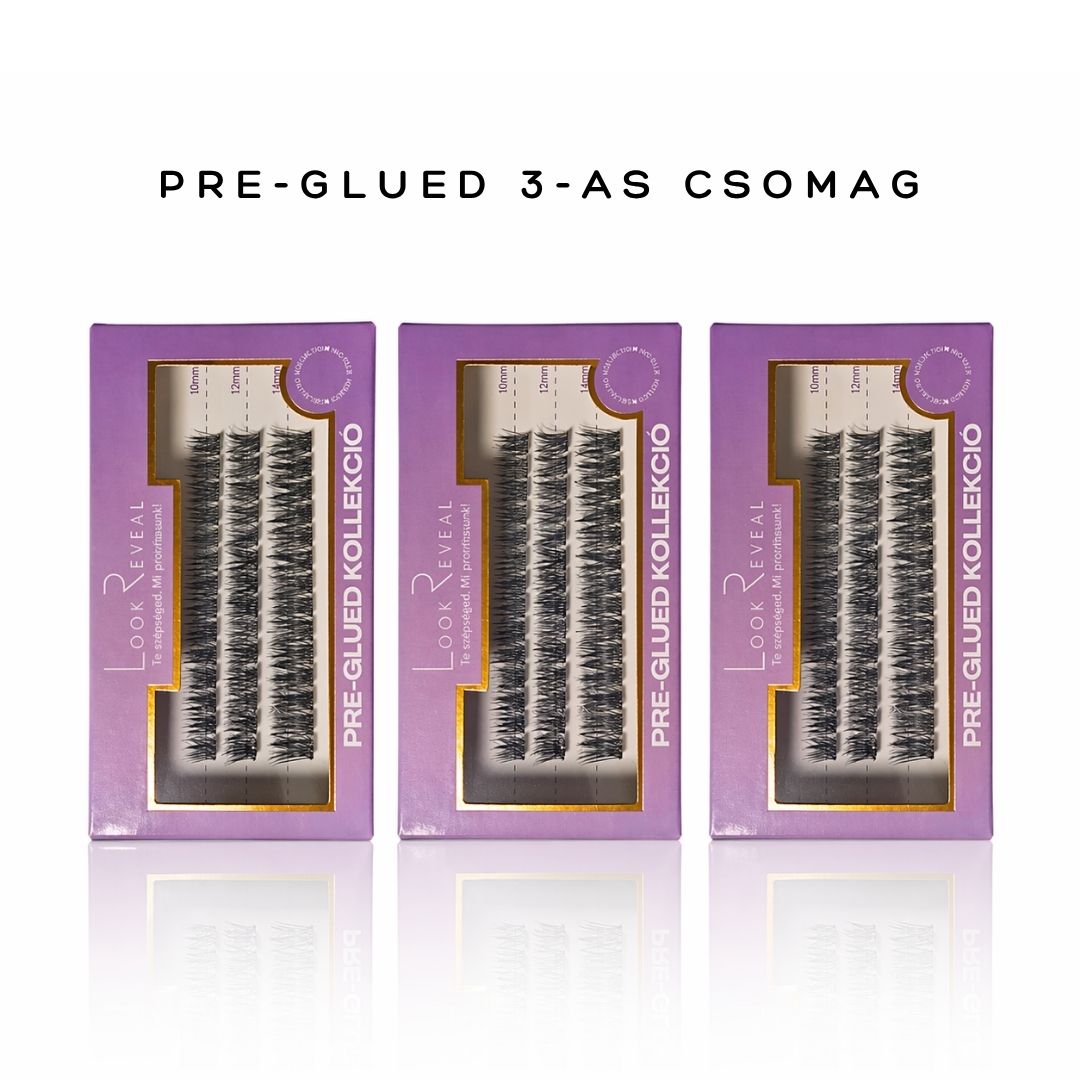 PRE-GLUED 3-MAS CSOMAG